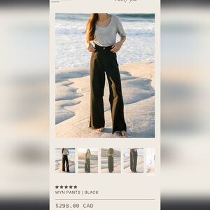 Harly Jae Wyn Pants, Black, M